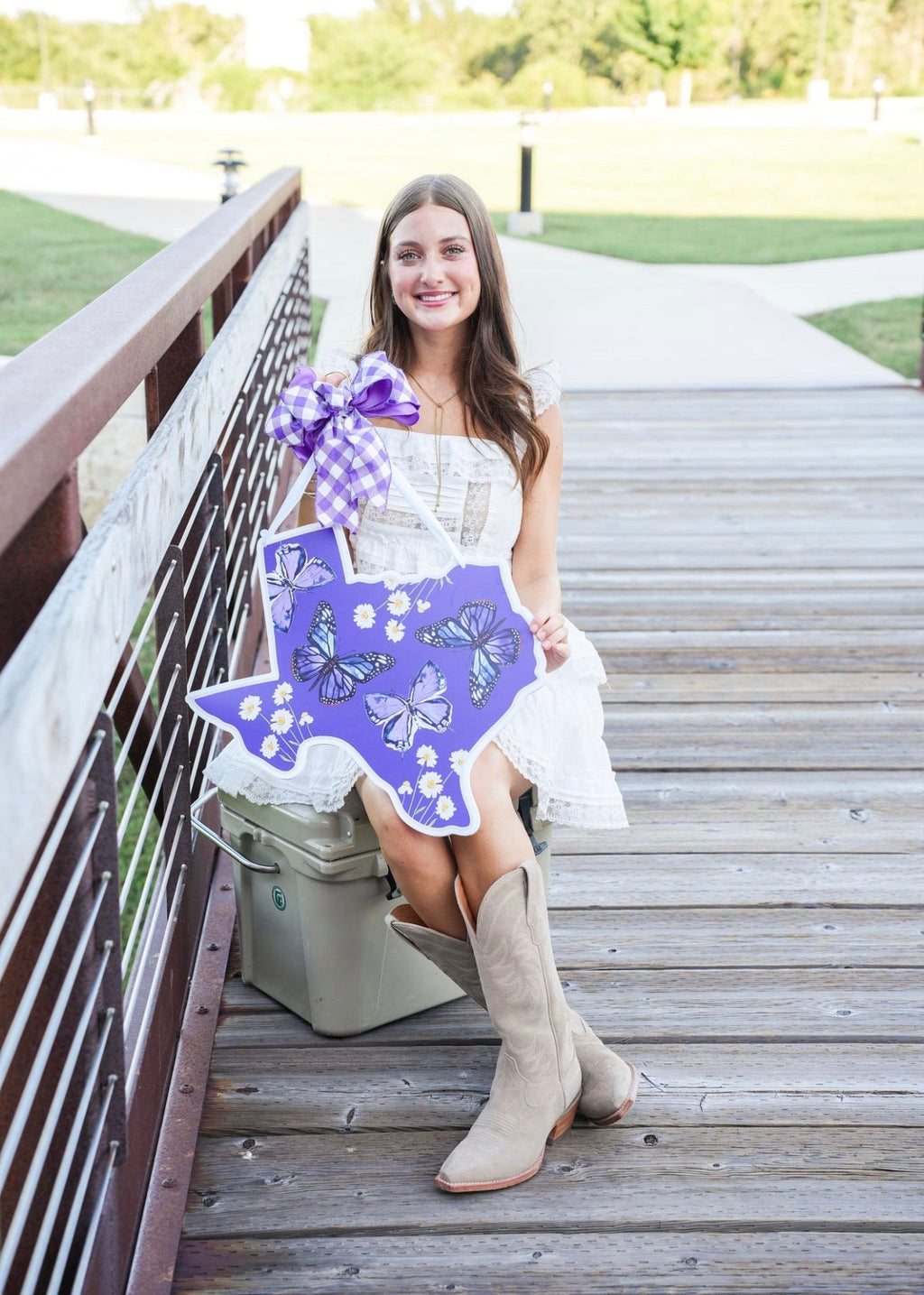FPE x Catherine Cartie Purple Texas Door Hanger