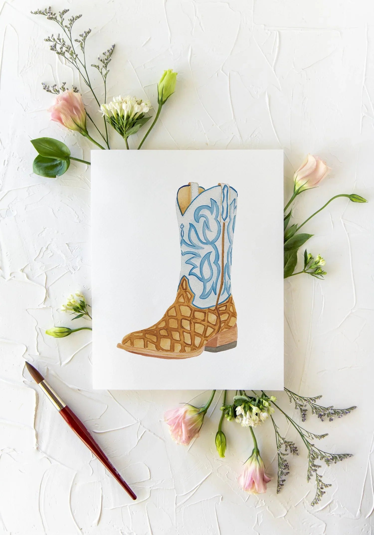 Cowboy Boot Print - Garth 8x10