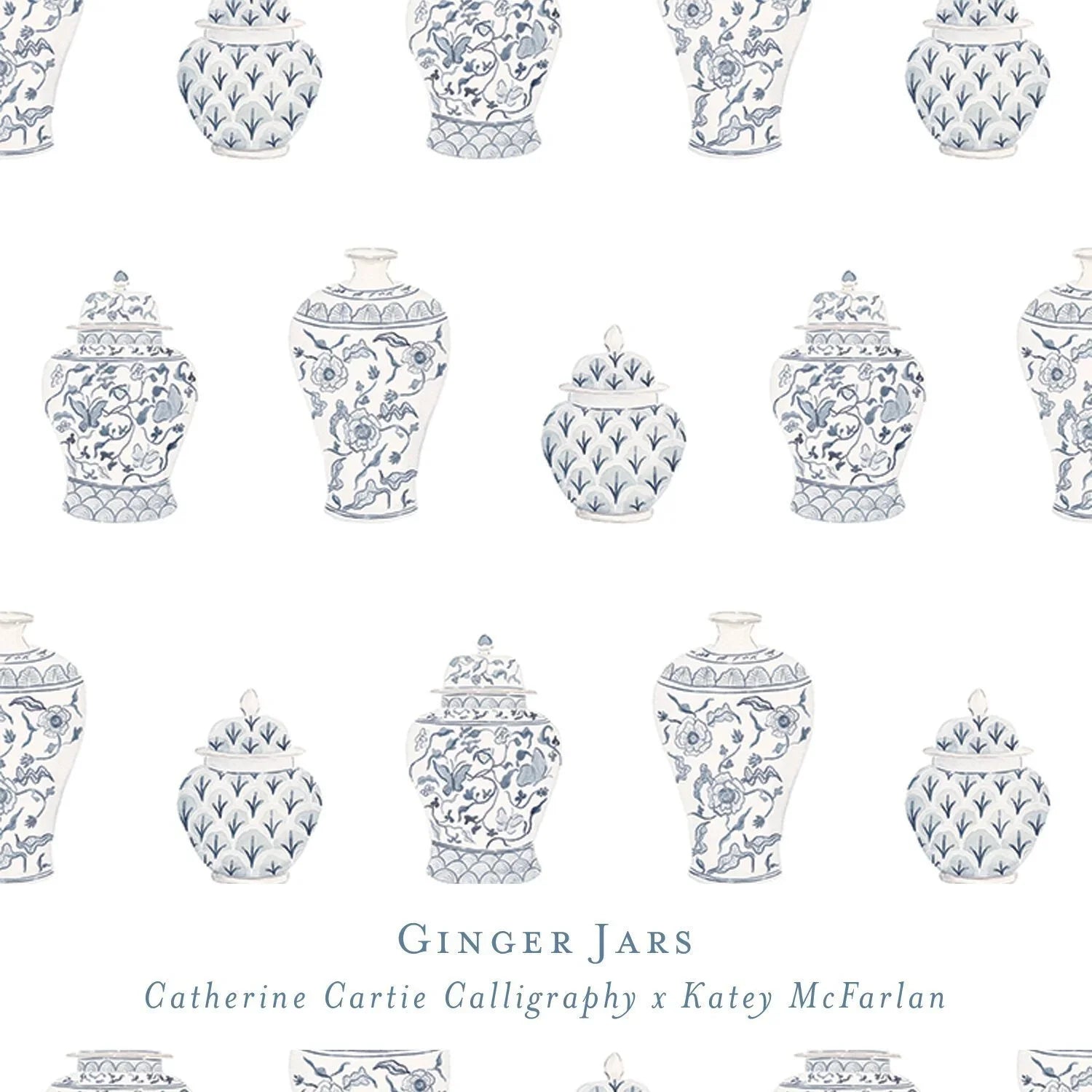 Gift Wrap - Ginger Jars