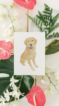 Golden Retriever #1 Art Print