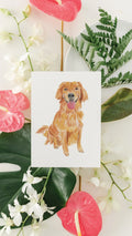 Golden Retriever #2 Art Print