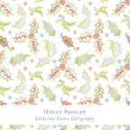 Gift Wrap - Holly Paisley