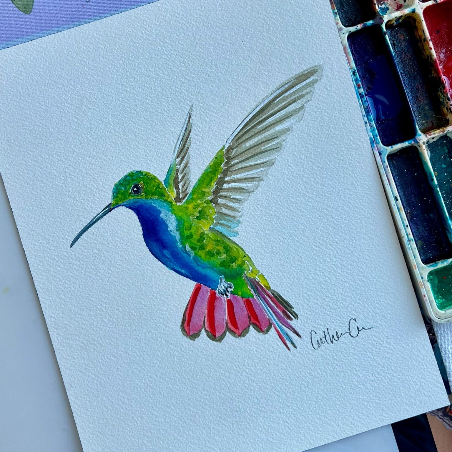 Hummingbird 1 - Original Painting
