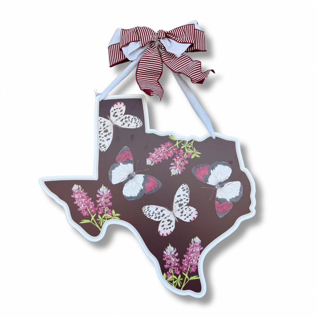 FPE x Catherine Cartie Maroon Texas Door Hanger