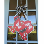FPE x Catherine Cartie Red and Black Texas Door Hanger