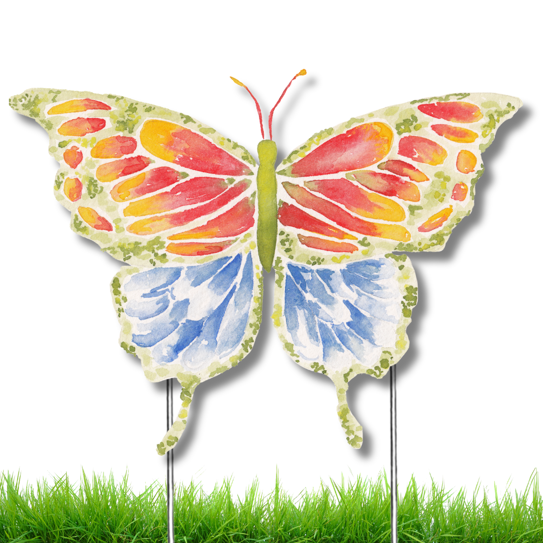 FPE x Catherine Cartie Sunset Butterfly Garden stake