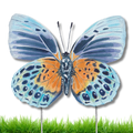 FPE x Catherine Cartie Autumn Blue Butterfly Garden Stake