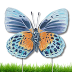 FPE x Catherine Cartie Autumn Blue Butterfly Garden Stake