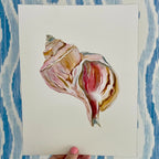 Channeled Whelk Art Print 8x10