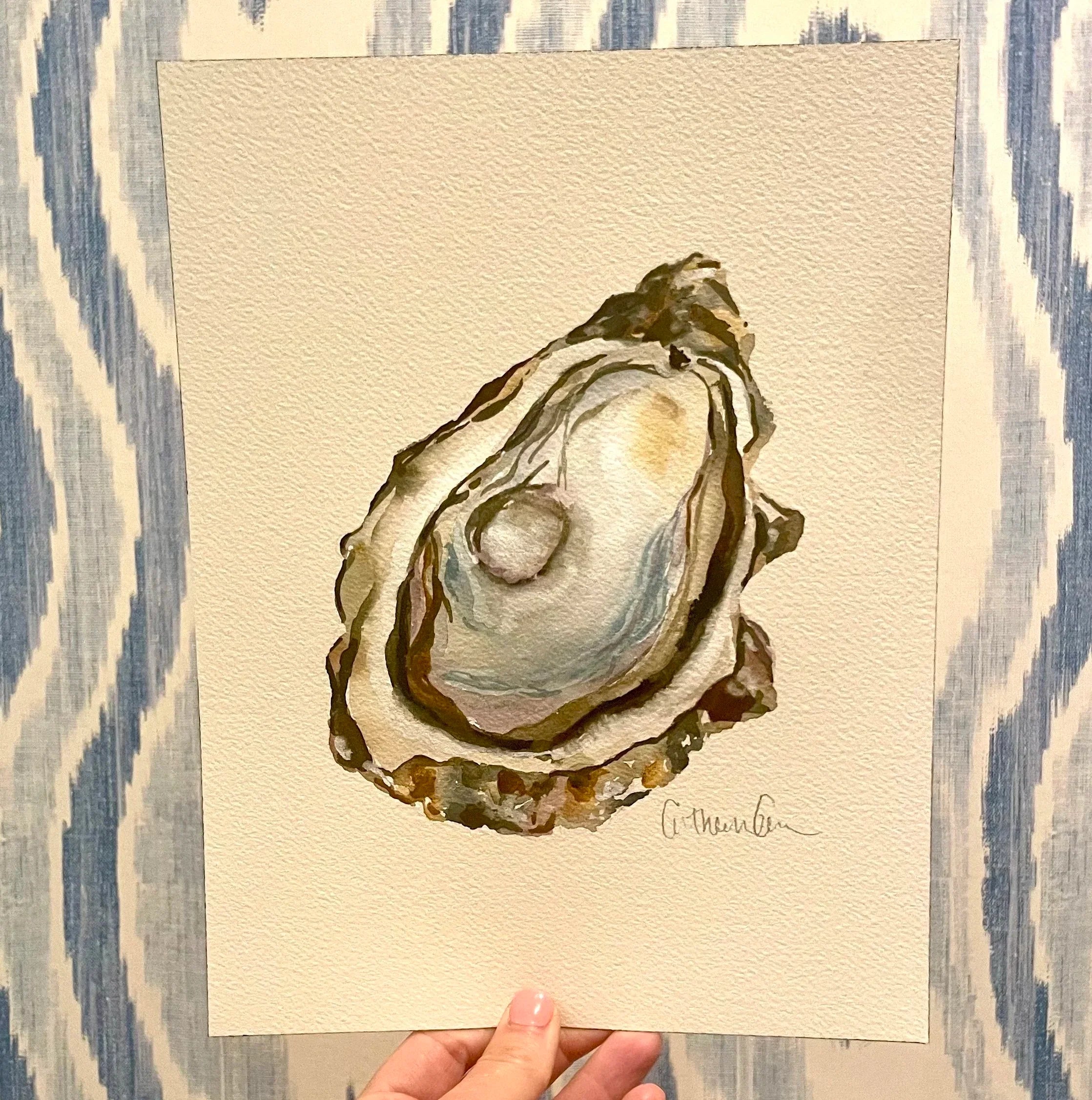 Oyster Art Print 8x10