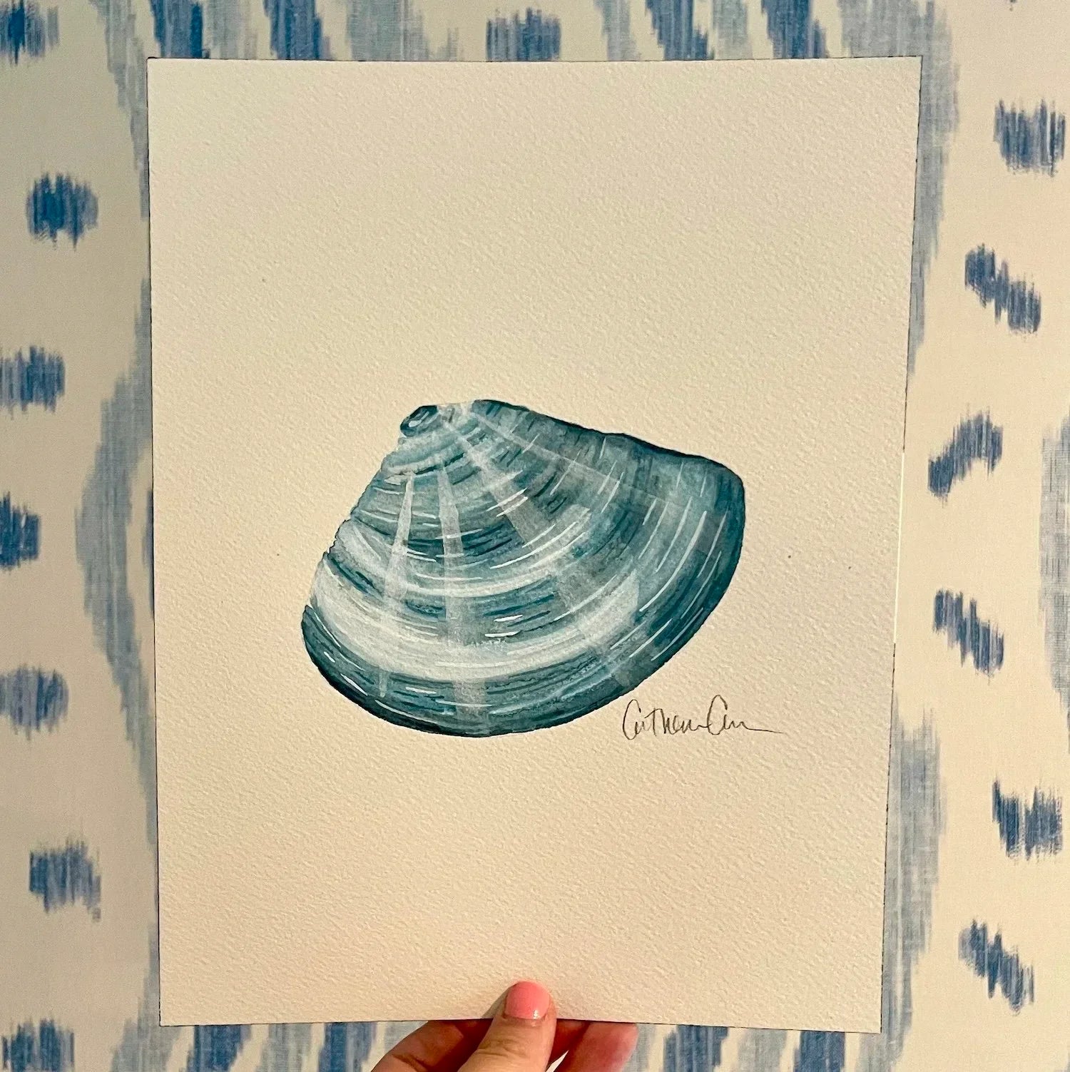 Manila Clam Art Print 8x10