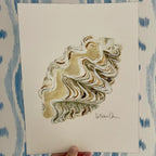 Giant Clamshell Art Print 8x10