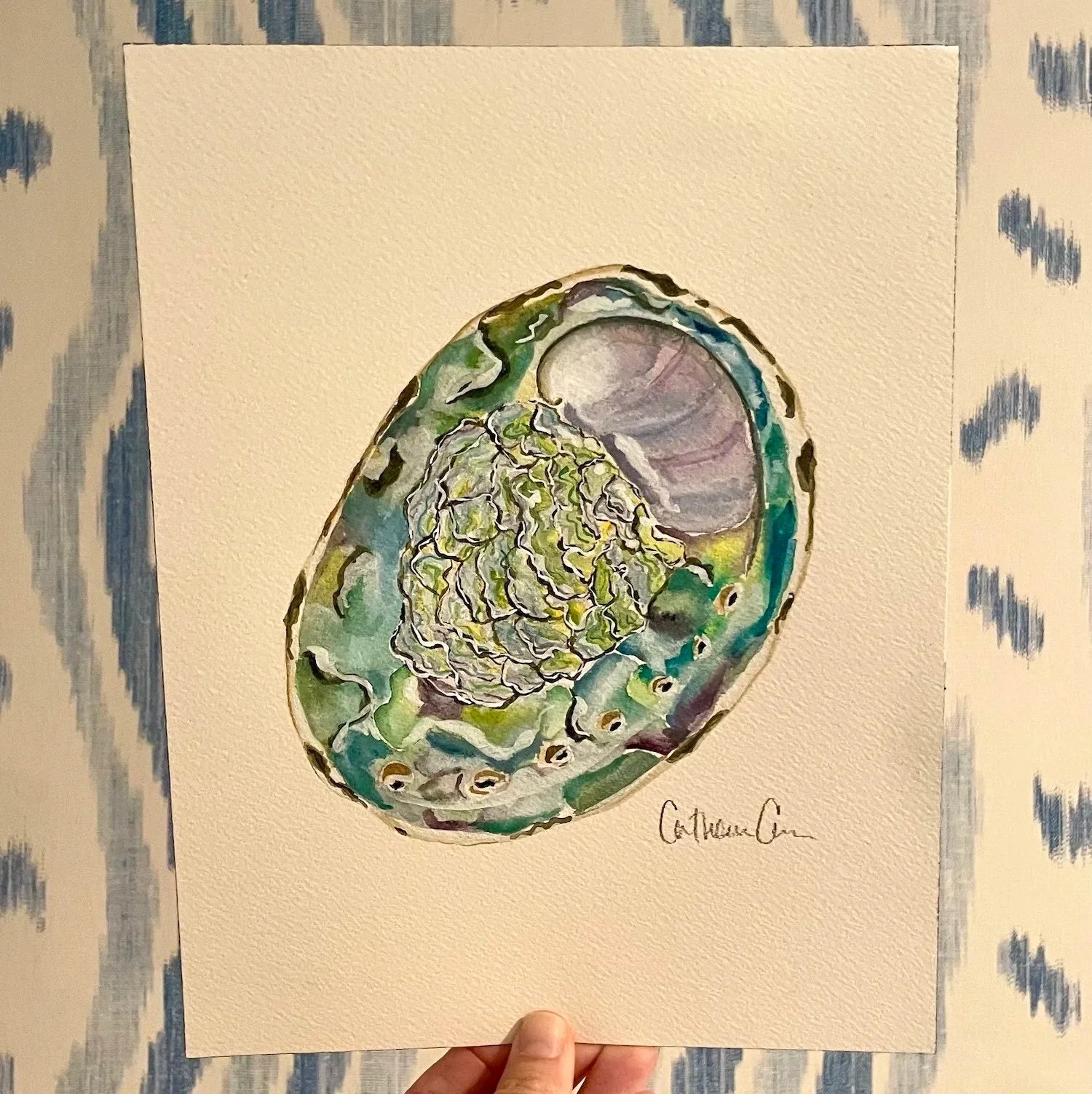 Abalone Art Print 8x10