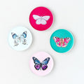 Acrylic Butterfly Coaster Set - Winter