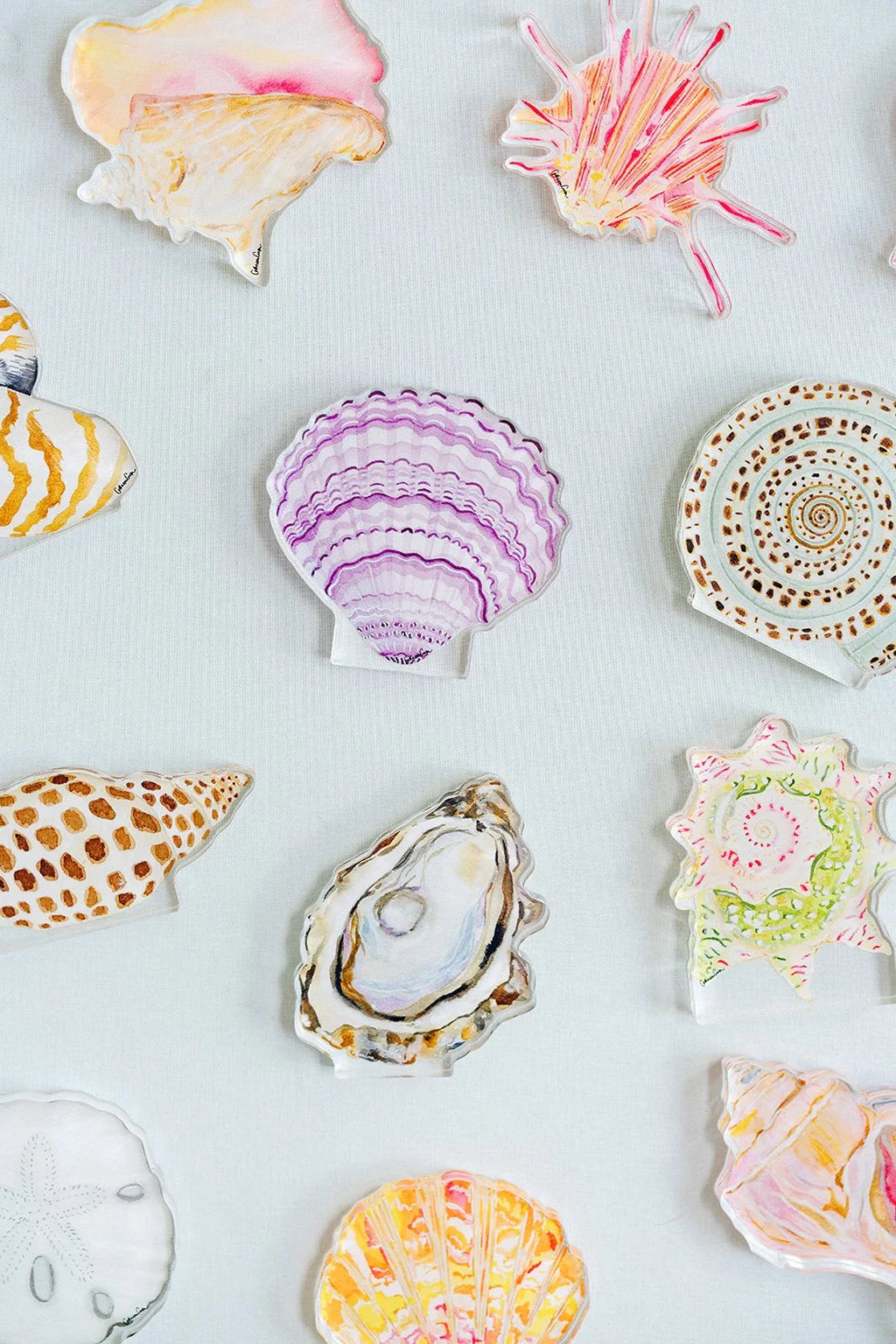 Lilac Cockle Acrylic Art Block Small