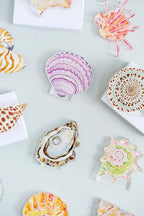 Lilac Cockle Acrylic Art Block Small