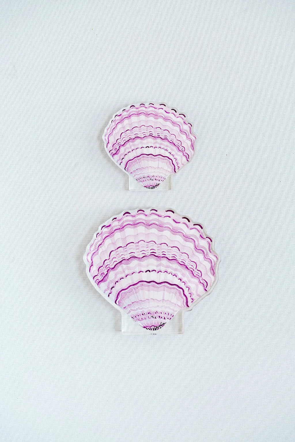 Lilac Cockle Acrylic Art Block Large