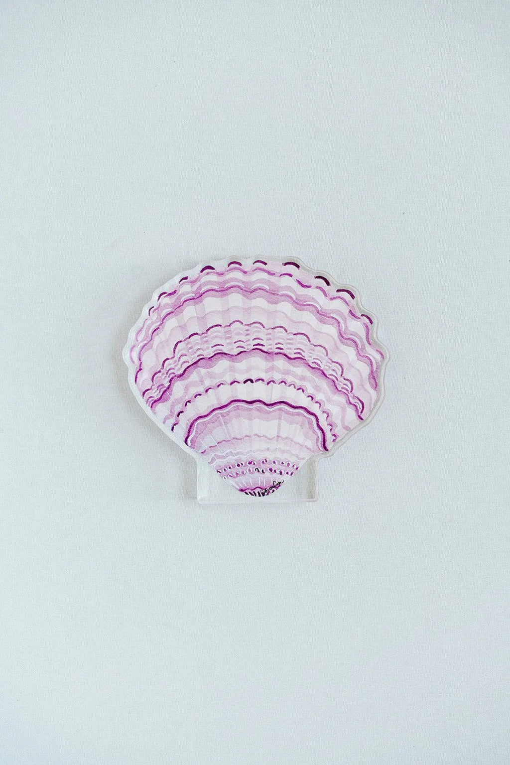 Lilac Cockle Acrylic Art Block Large