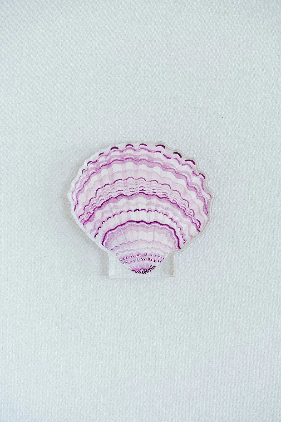 Lilac Cockle Acrylic Art Block Large