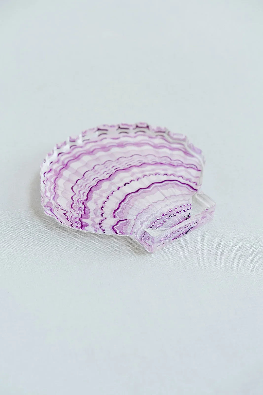 Lilac Cockle Acrylic Art Block Large
