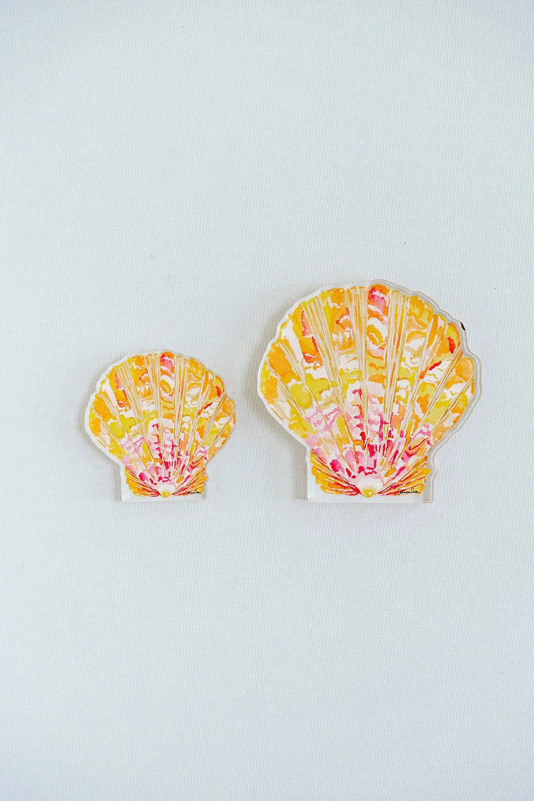 Sunrise Shell Acrylic Art Block Small