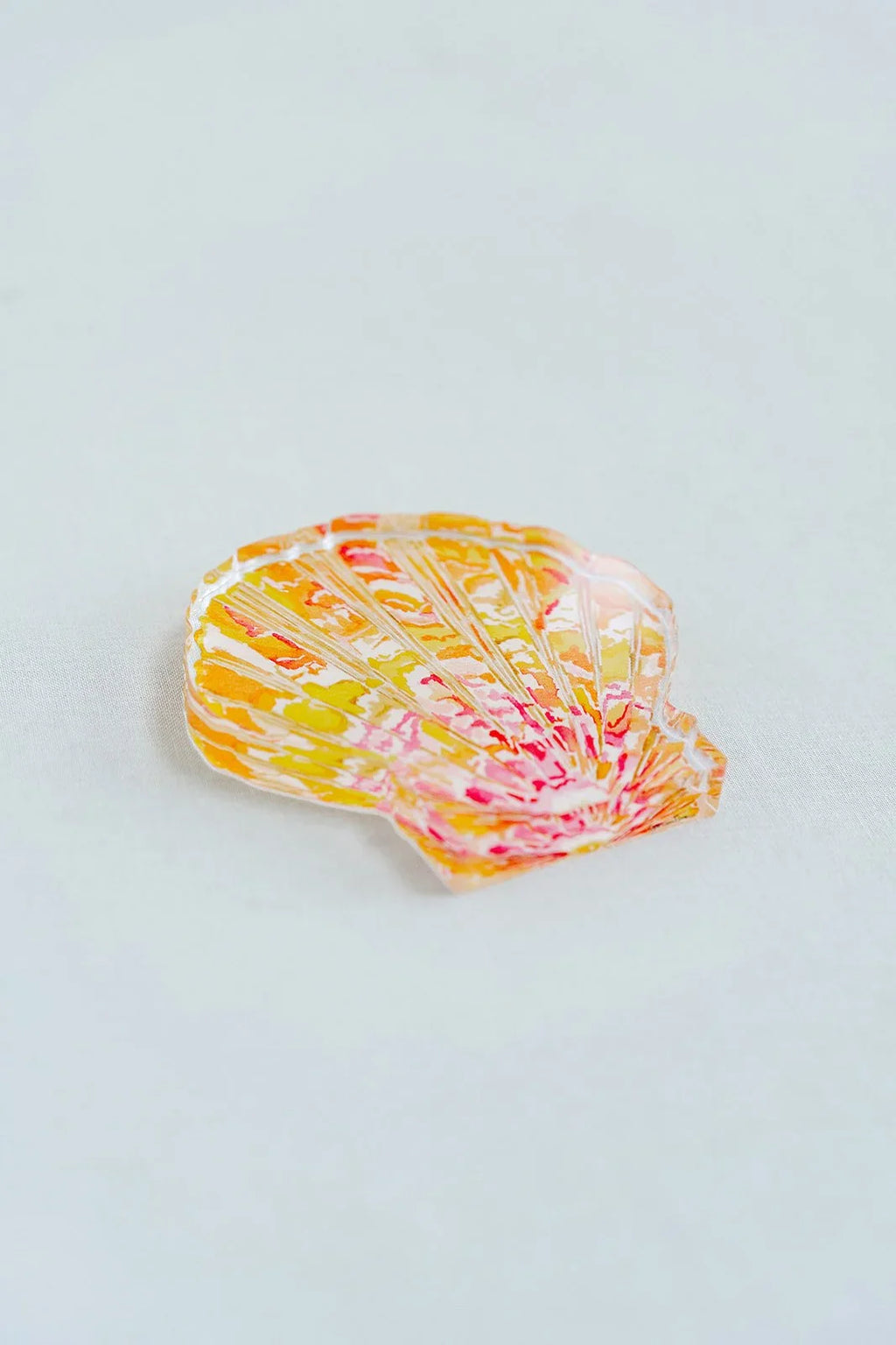 Sunrise Shell Acrylic Art Block Small