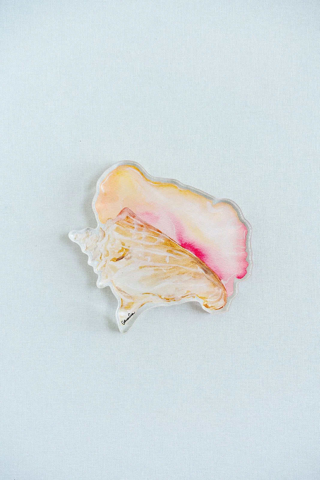 Queen Conch Acrylic Art Block Large