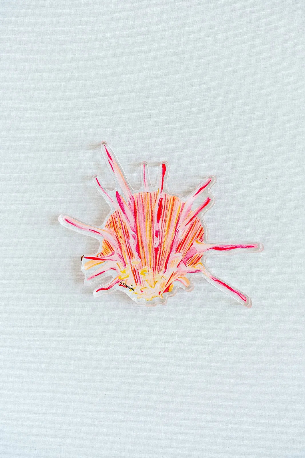 Spiny Oyster Acrylic Art Block Large