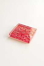 Red Bandana Acrylic Art Block