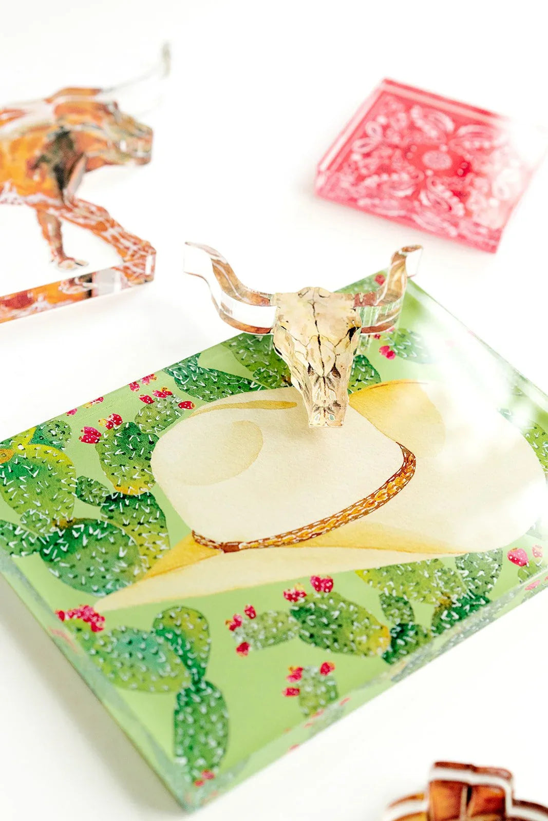 Stetson Cactus Acrylic Art Block