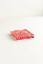 Red Bandana Acrylic Art Block