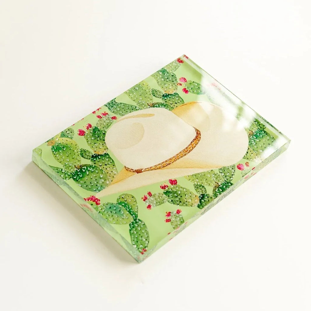 Stetson Cactus Acrylic Art Block