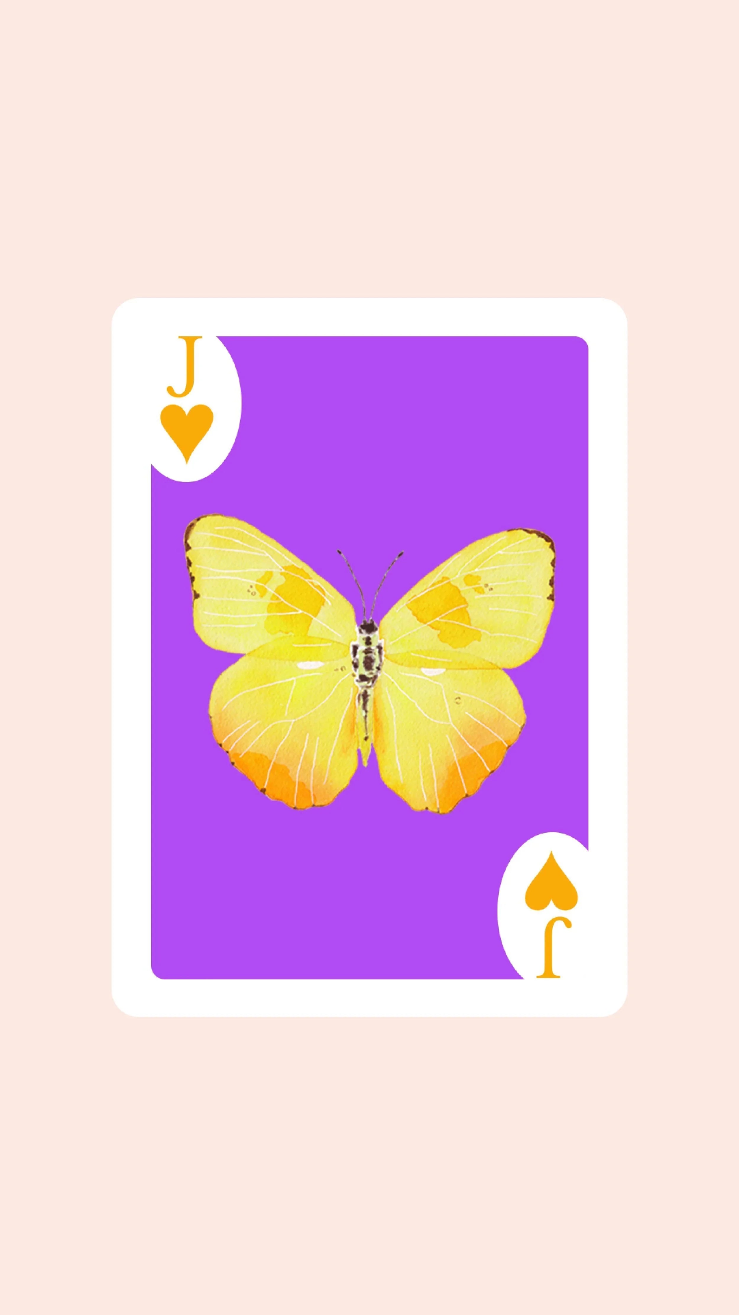 Butterfly Playing Cards with Acrylic Box