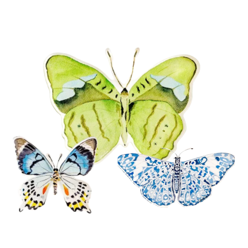 The Jeanie - Butterfly Acrylic Art Block Bundle