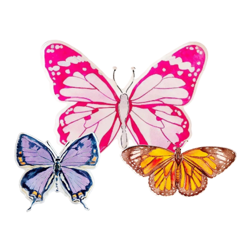 The Jessica - Butterfly Acrylic Art Block Bundle