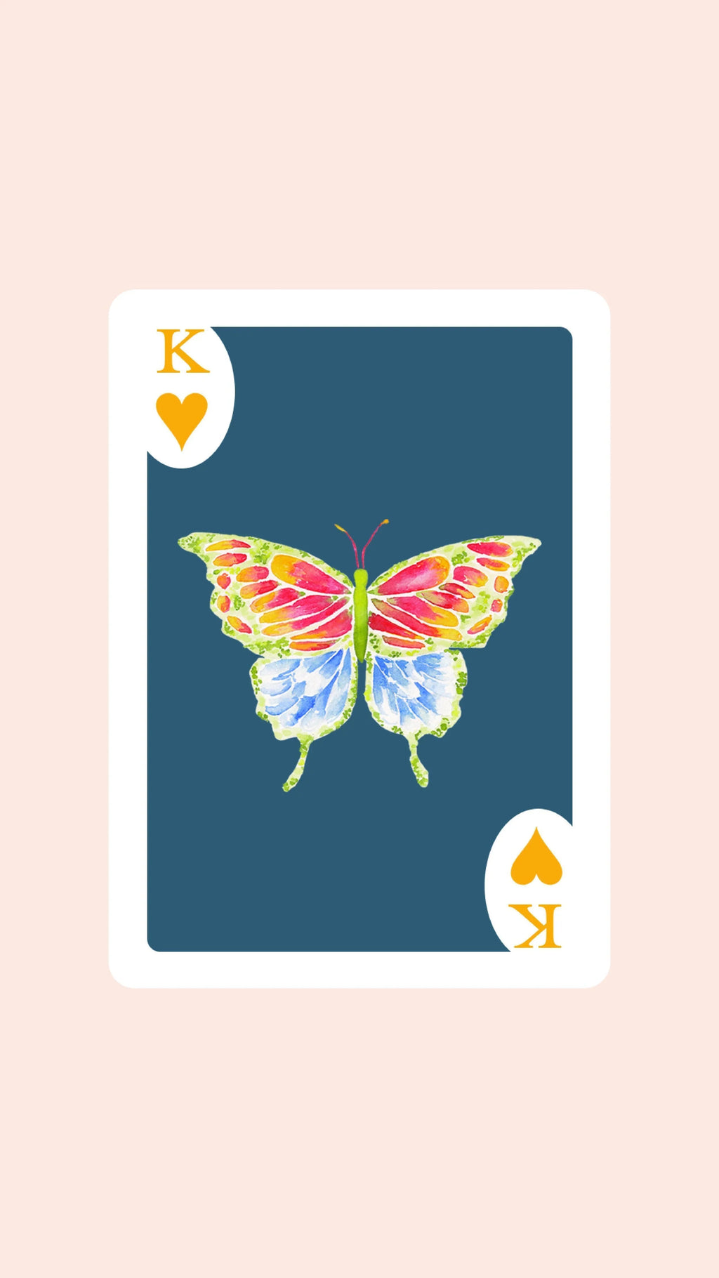 Butterfly Playing Cards with Acrylic Box