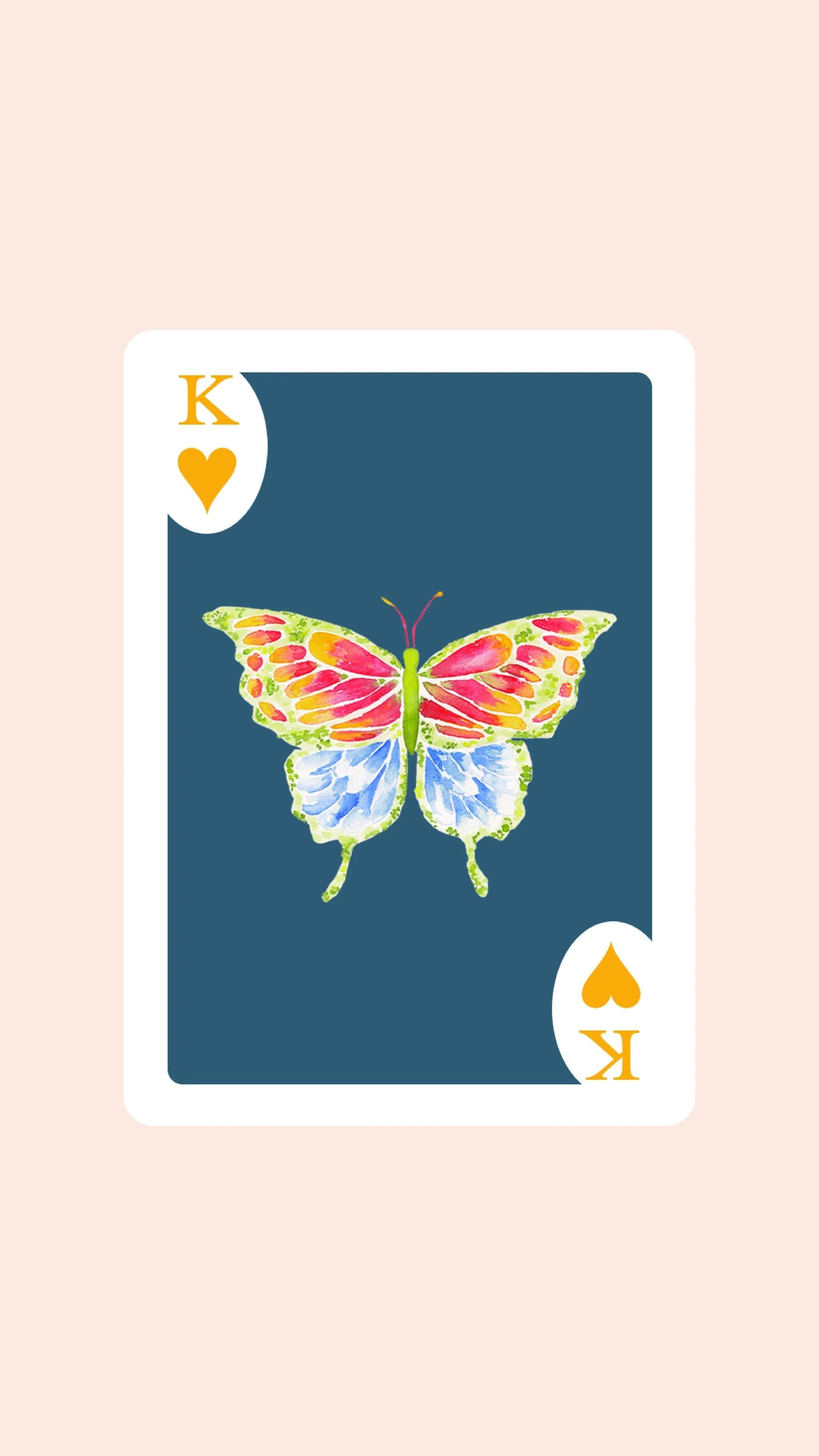 Butterfly Playing Cards with Acrylic Box