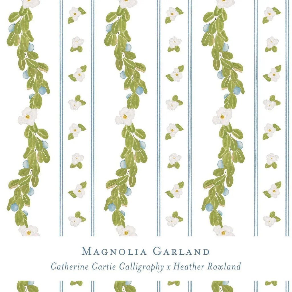 Gift Wrap - Magnolia Garland