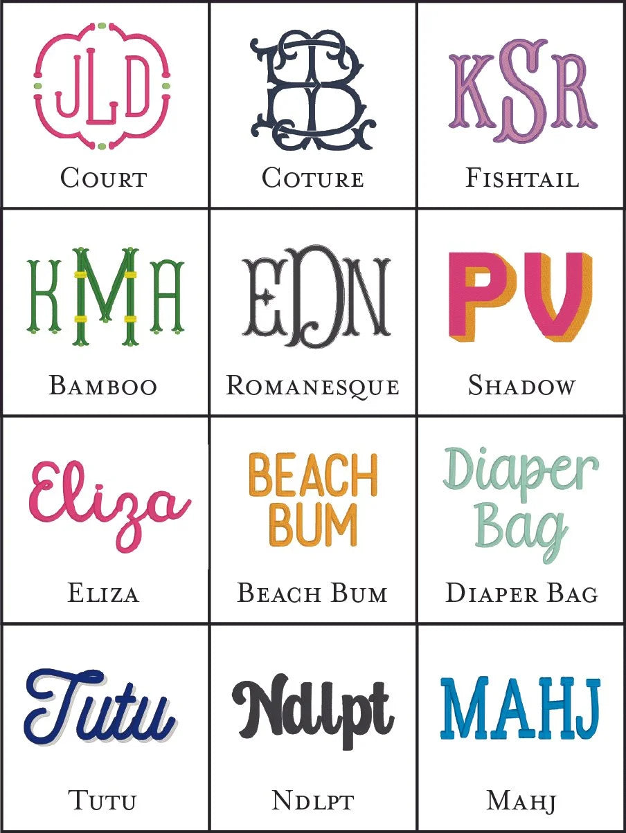 Monogram Add On for Tote Bags