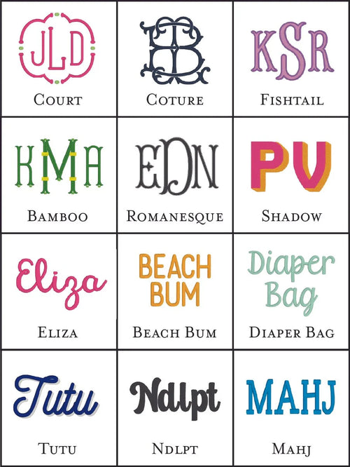 Monogram Add On for Tote Bags
