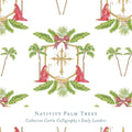 Gift Wrap - Nativity Palm Trees