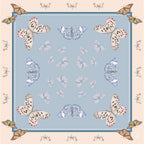 Neutral Butterfly Scarf