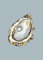 Oyster Art Print Colorful 5x7