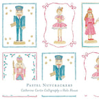 Gift Wrap - Pastel Nutcrackers