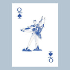 Nutcracker Toile Playing Cards with Acrylic Box