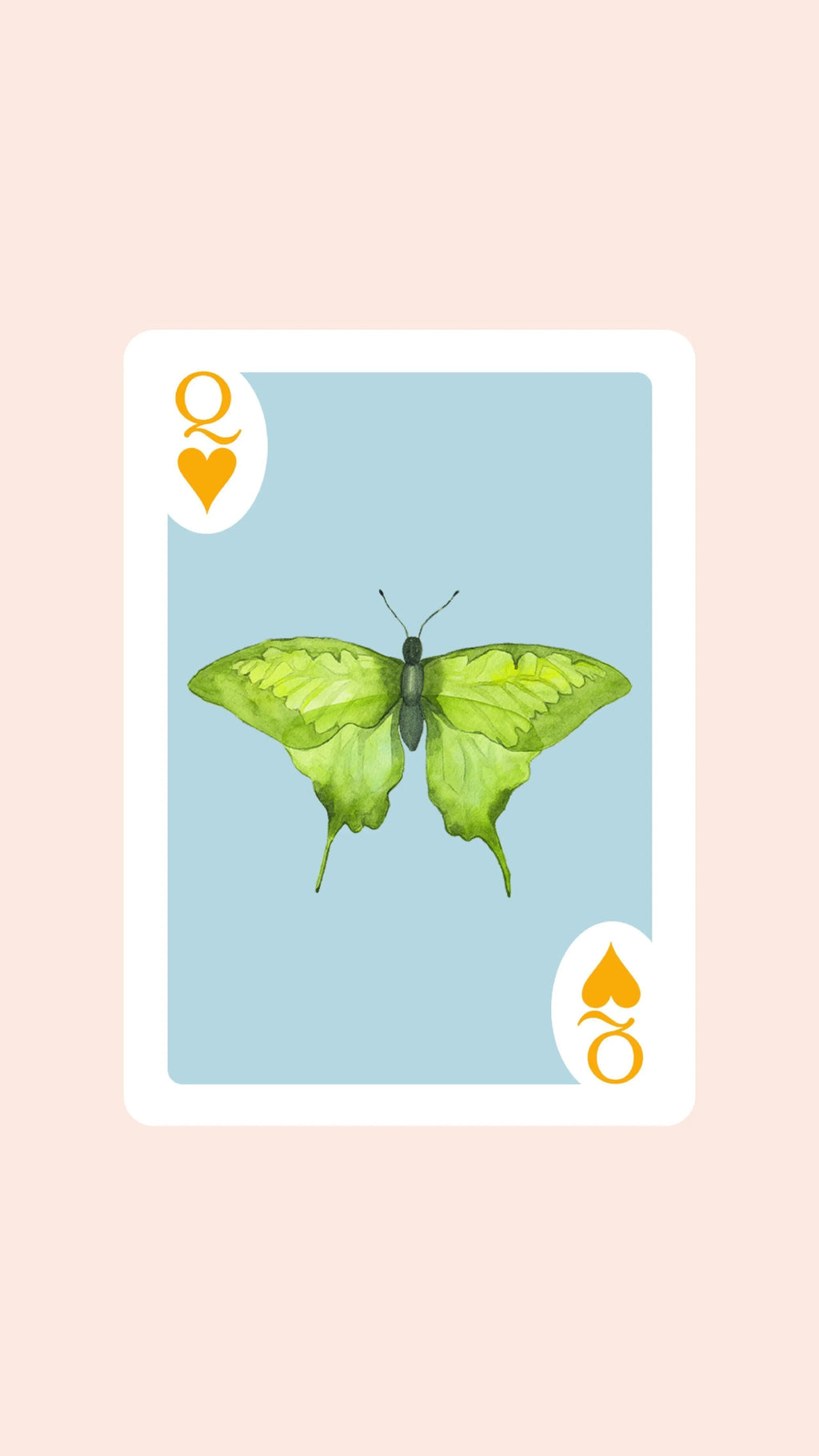 Butterfly Playing Cards with Acrylic Box