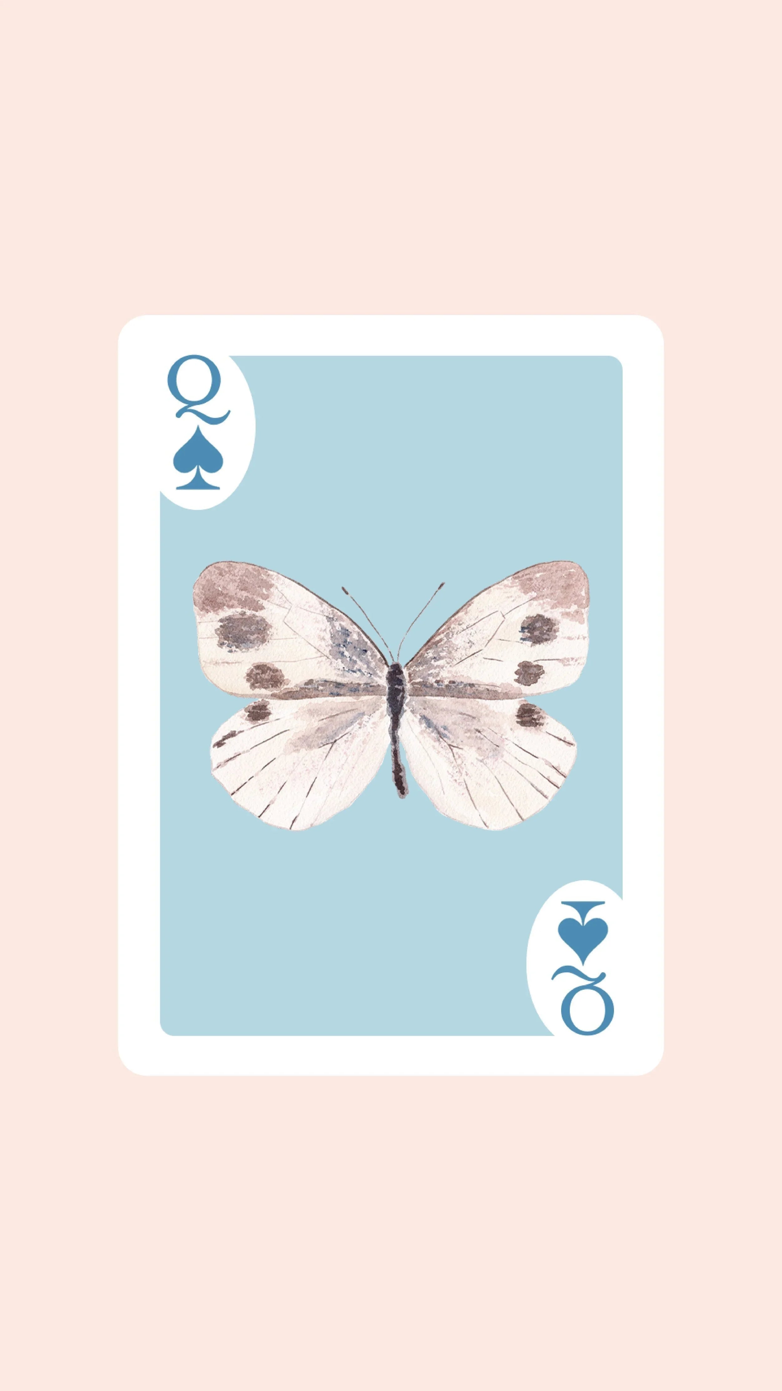 Double Deck of Butterfly Playing Cards with Acrylic Box