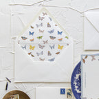 Personalized Butterfly Flat Notecards