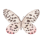 Neutral Spotted Butterfly Acrylic Art Block Large