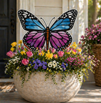 FPE x Catherine Cartie Purple Butterfly Garden Stake